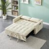 Upholstered Broaching Machine, Plank Support, Upholstered Frame Broaching Machine, Twin Bed - Beige - Image 5