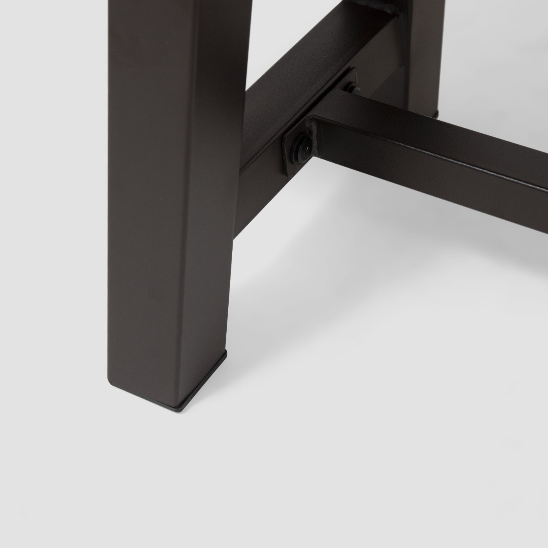 Outdoor 3 Piece Picnic Dining Set - Gray / Rustic Metal - Image 7