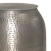 Griffen - Metal Storage Accent Table - Antique Silver - Image 3