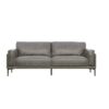 Onyx - Leather Sofa - Gray - Image 2