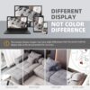 Modern Oversized Modular Sectional Sofa, Sparkling Fabric Soft Cushion Sofa With 6 Pillows, 6 Pieces Diy Combination Tufted Sofa, No Assembly Required - Gray - Image 14