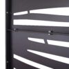 Outdoor & Indoor Privacy Screen Metal Privacy Screen, Steel Decorative Panels - Black - Image 6