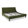 Aspen - King Vertical Tufted Headboard Platform Bed Set - Olive Green - Image 4