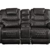 Braylon - Recliner Loveseat With Cupholder Console - Brown - Image 2