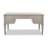 Dauphin - Gold Accent 5 Drawer Executive Desk - Gray Cashmere - Image 6