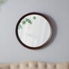 Transitional Decor Style Mango Wood Wall Mirror Wall Decor With Frame Of Solid Mango Wood For Bathroom, Entryway Console Lean Against Wall - Dark Brown - Image 11