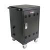 Mobile Charging Cart And Cabinet For Tablets Laptops 30 Device With Combination Lock - Matt Black - Image 5
