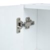 Bathroom Mirror Cabinet Wall Mounted, Medicine Cabinet, Over The Toilet Storage Cabinet With Shelves And Towel Rack - White - Image 12