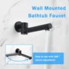 Shower System Set With Control Valve And 10" Overhead Shower - Matte Black - Image 8