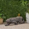 Leopard Lightweight Concrete Bench - Copper - Image 5