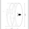 32.48'' Chrome Round Coffee Table With Sintered Stone Top & Sturdy Metal Frame, Modern Coffee Table For Living Room - Silver - Image 10