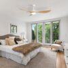 Modern Ceiling Fans Dimmable LED Light Quiet DC Reversible Motor For Indoor & Outdoor - White - Image 6