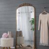 Lavish - Full Length Mirror, AntiqueMetal Floor Mirror For Living Room, Bedroom - Gold - Image 3