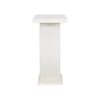 Console Table With Oval Base And Reinforced Bottom Plate For Stability - Beige - Image 7