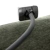 Modern Sectional Sofa Modular Sofa U Shaped Sofa Couch Sofa Bed With Movable Ottoman, USB Ports, Phone Holder - Green - Image 16