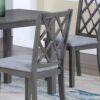 Carlisle - Cross Back Side Dining Chair (Set of 2) - Gray - Image 5
