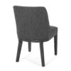 Modern Rustic Dining Chair (Set of 2) With Solid Wood Frame - Charcoal - Image 8