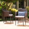 Kenneth - Outdoor Dining Chairs (Set of 2) With Cushions - Brown Multi - Image 4