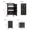 Mobile Charging Cart For Tablets Laptops 35 Device Capacity Matt Metal - Matt Black - Image 3