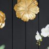Rose Hanging Resin Wall Accents (Set of 2) - Gold - Image 7