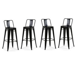 Rayne - Bar Stool (Set of 4) - Black