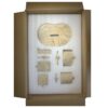 Marble Bathroom Accessories Set, Natural Stone - Beige / Gold / Beige / Yellow - Image 11