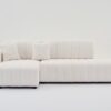 Jessica - Lamb Wool Left Facing Sectional Sofa With Chaise - Beige - Image 18