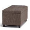 Sienna - Storage Ottoman Bench - Fawn Brown - Image 3