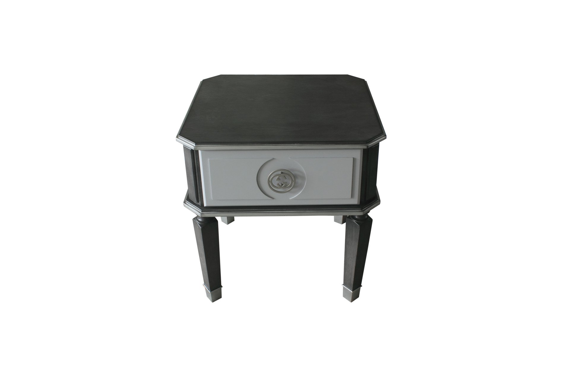 House Beatrice - End Table - Charcoal / Light Gray - Image 4