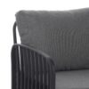 Outdoor Patio Club Chair, Modern Patio Furniture, Waterproof Thick Cushion Deep Seating For Porch, Balcony - Black / Dark Gray - Image 9