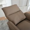 29.92" 270 Power Swivel Rocker Recliner Chair, Electric Glider Reclining Sofa With USB Ports, Power Swivel Glider, Rocking Chair Nursery Recliners For Living Room Bedroom - Brown - Image 12