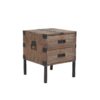 Trunk Table And Side Table With Large Storage Dress Up Your Liviing Room (Set of 3) - Antique Gray - Image 22