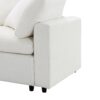 Modern Modular Cloud Sofa Bed, 6 Seat Chenille Sectional Couch Set With Ottoman, Free Combination, Convertible U Shaped Sleeper Sofa - Beige - Image 11