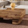 Rectangular Coffee Table - Wood - Image 10