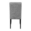5 Piece Round Dining Table Set, Dining Table And 4 Upholstered Chairs For Dining Room, Kitchen Room, Living Room - White / Gray - Image 20