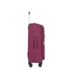 3 Piece Set (18/Travelbag /Toiletry Bag), Softshell Suitcase Spinner Wheels Terylene Polyester Luggage Sets Carry On Suitcase Luggage Lightweight Durable Suitcase - Wine Red - Image 5