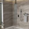 Dual Shower Head System With Rough In Valve, Ceiling Mount, Stainless Steel & Brass - Oil-Rubbed Bronze - Image 2