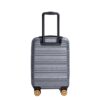Carry On Luggage Airline Approved18.5" Carry On Suitcase With Tsa Approved Carry On Luggage With Wheels Carry On Bag Hard Shell Suitcases - Dark Gray - Image 6