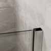 Bifold - Frameless Glass Shower Door With Pivot Swing Panel - Chrome - Image 7