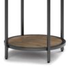Jenna - Round Side Table - Warm Gray - Image 4