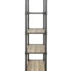 Itzel - Bookshelf - Gray / Oak - Image 2