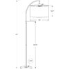 Floor Lamp, Lighting - Black / Beige - Image 3