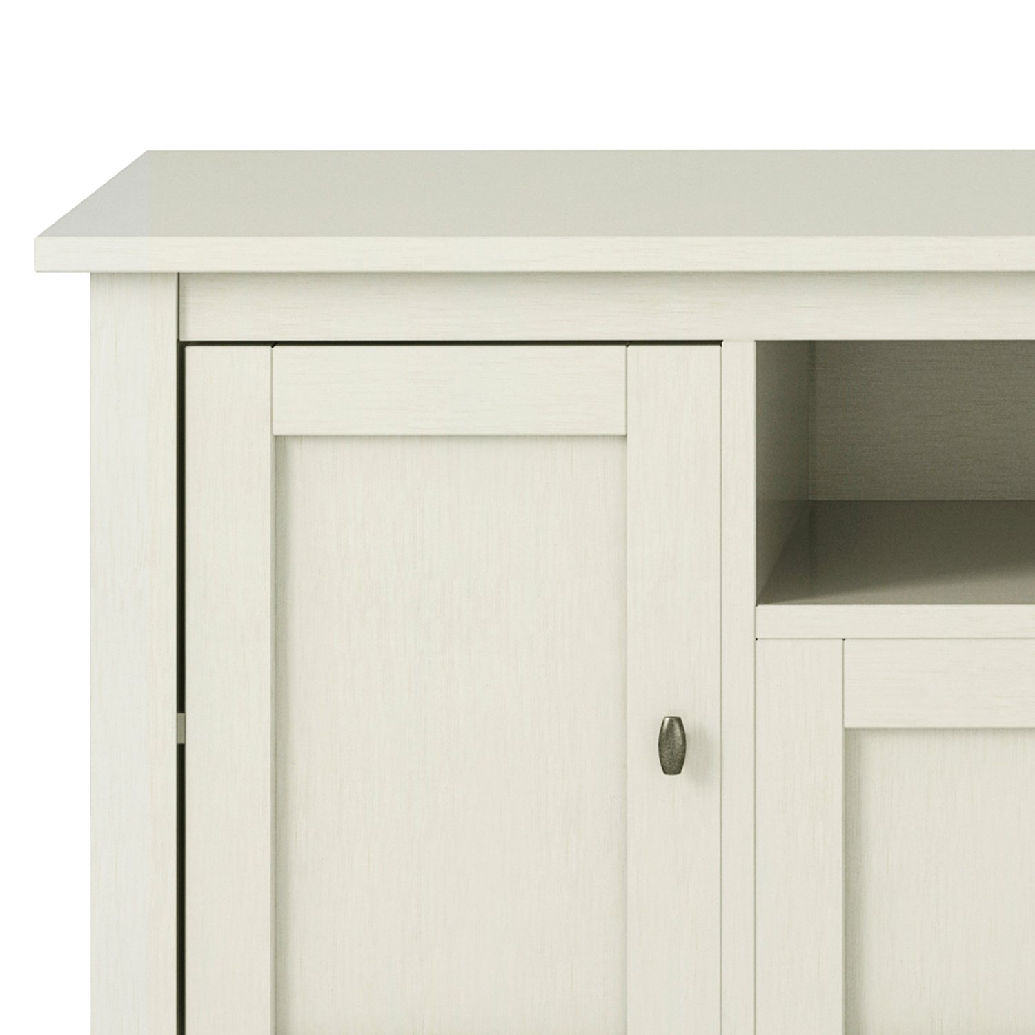 Warm Shaker - TV Media Stand - Antique White - Image 3