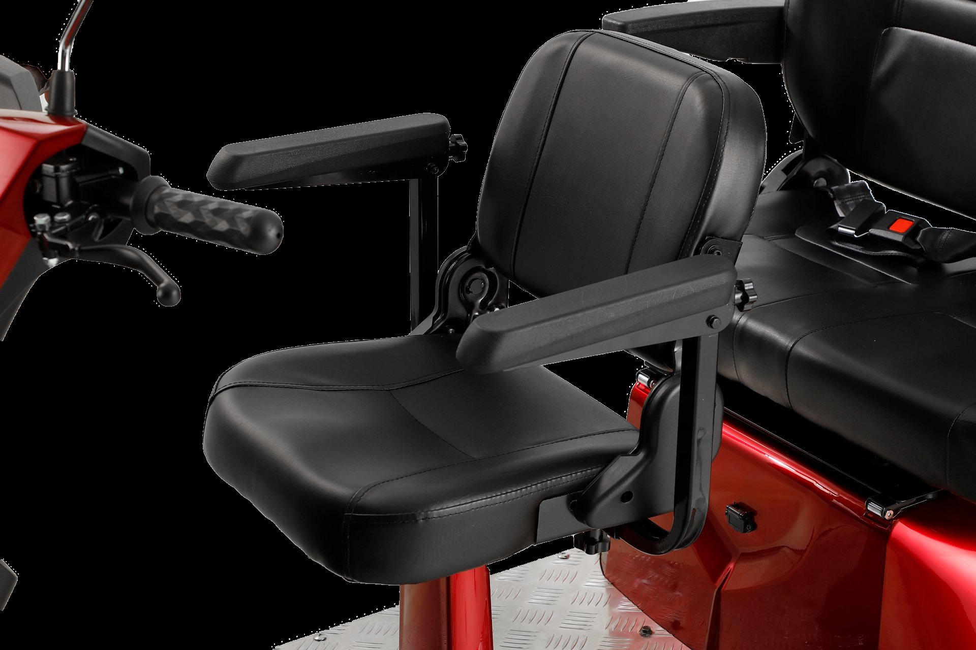 Electric Mobility Recreational Travel Scooter For Adults, Mobility Scooters, 4 Wheel Powered Mobility Scooters - Red - Image 6
