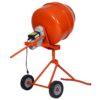 Portable Concrete Mixer With Etl Certificated Copper Motor, Electric Cement Mixer, 5.0 Cu. Ft. - Orange - Image 4