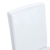(Set of 4) Backrest Chairs With Silver Metal Legs The Perfect Combination, Suitable For Minimalist And Modern Home Styles - White / Silver - Image 18