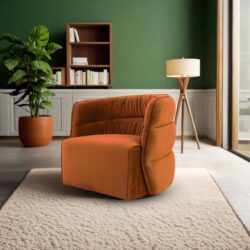 Walden - Swivel Chair - Burnt Orange