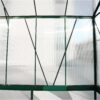 6.3'*10.2'*7' Polycarbonate Greenhouse, Heavy Duty Outdoor Aluminum Walk-In Green House Kit With Rain Gutter, Vent And Door For Backyard Garden - Green - Image 25