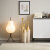 Floor Metal Vase Modern Style Decoration Home Woven Pattern Metal Vase 3 Piece Set Gorgeous Home Decoration Large Glazed Metal Vase - Champagne - Image 18