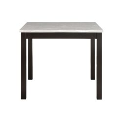 Leon - Bar Table And 4 Bar Stools - Espresso / White